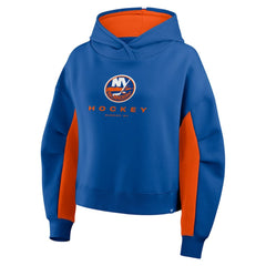 NHL New York Islanders Fanatics Women's Back Check Boxy Hoodie - Royal