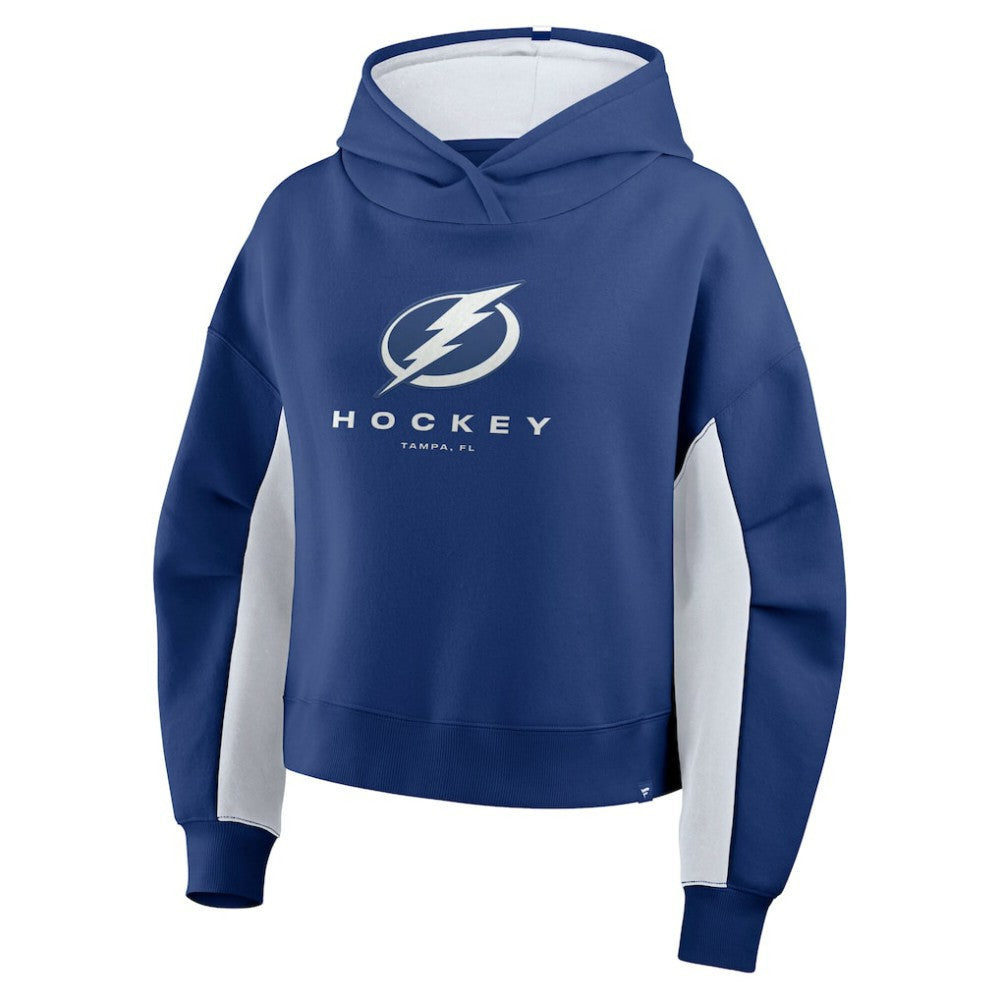 NHL Tampa Bay Lightning Fanatics Women's Back Check Boxy Hoodie - Blue