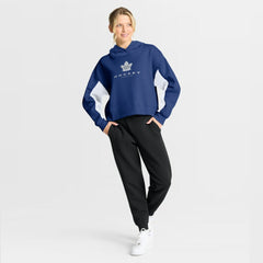 NHL Toronto Maple Leafs Fanatics Women's Back Check Boxy Hoodie - Blue