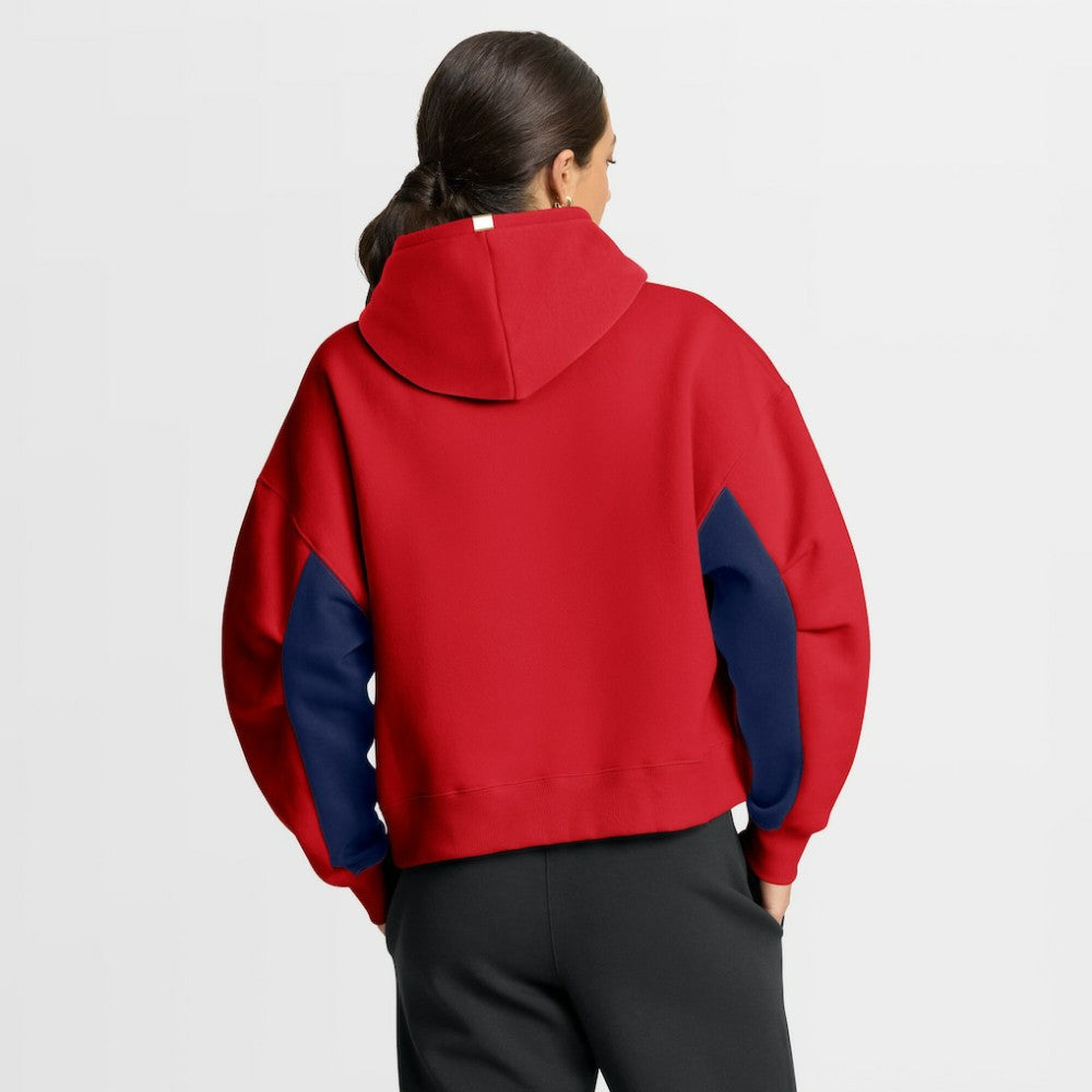 NHL Florida Panthers Fanatics Women's Back Check Boxy Hoodie - Red