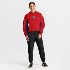 NHL Florida Panthers Fanatics Women's Back Check Boxy Hoodie - Red