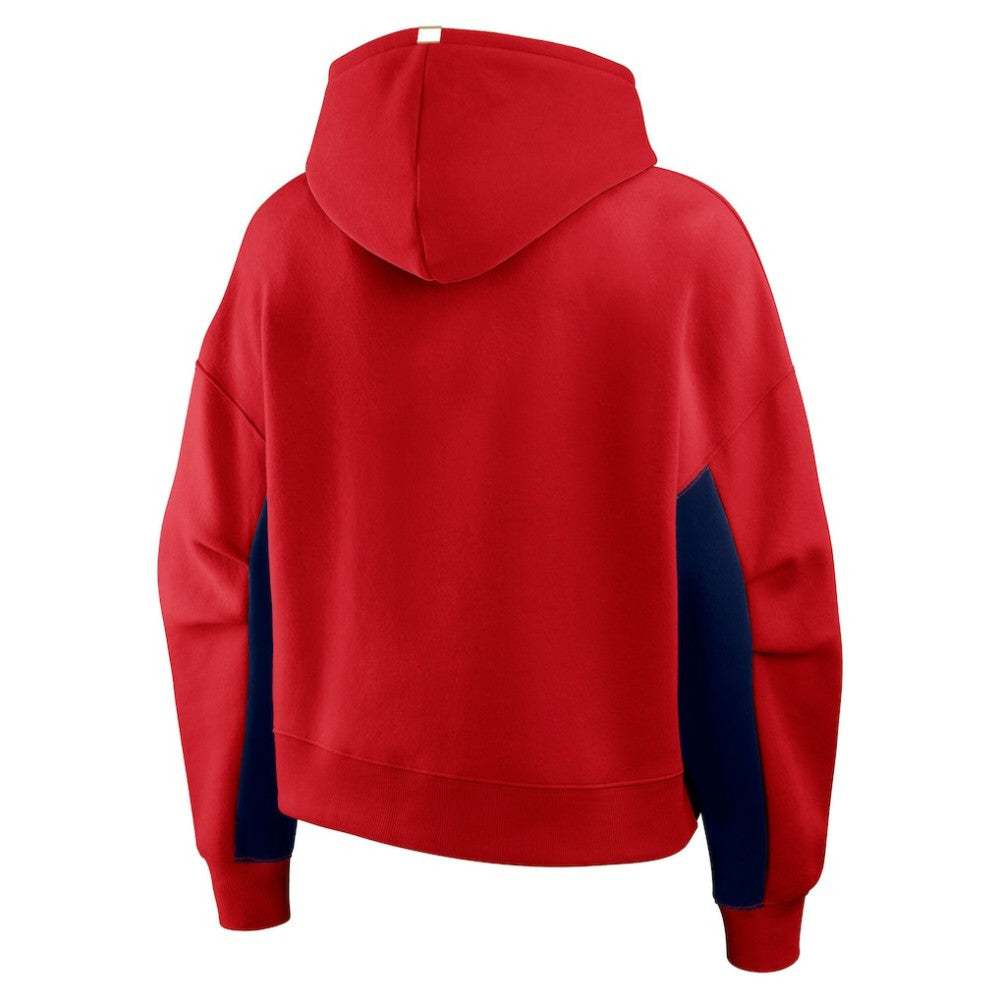 NHL Florida Panthers Fanatics Women's Back Check Boxy Hoodie - Red