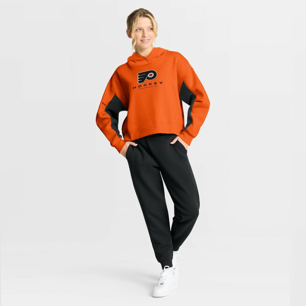NHL Philadelphia Flyers Fanatics Women's Back Check Boxy Hoodie - Orange