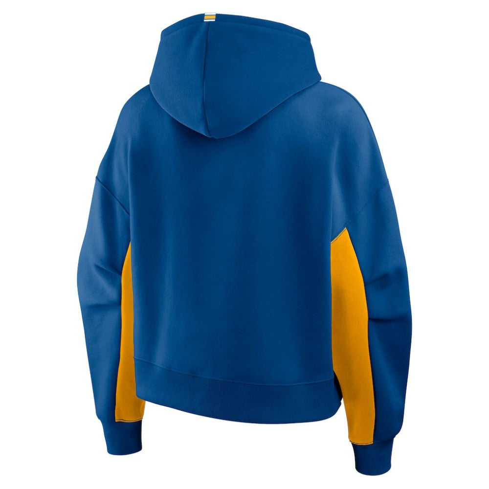 NHL St. Louis Blues Fanatics Women's Back Check Boxy Hoodie - Blue