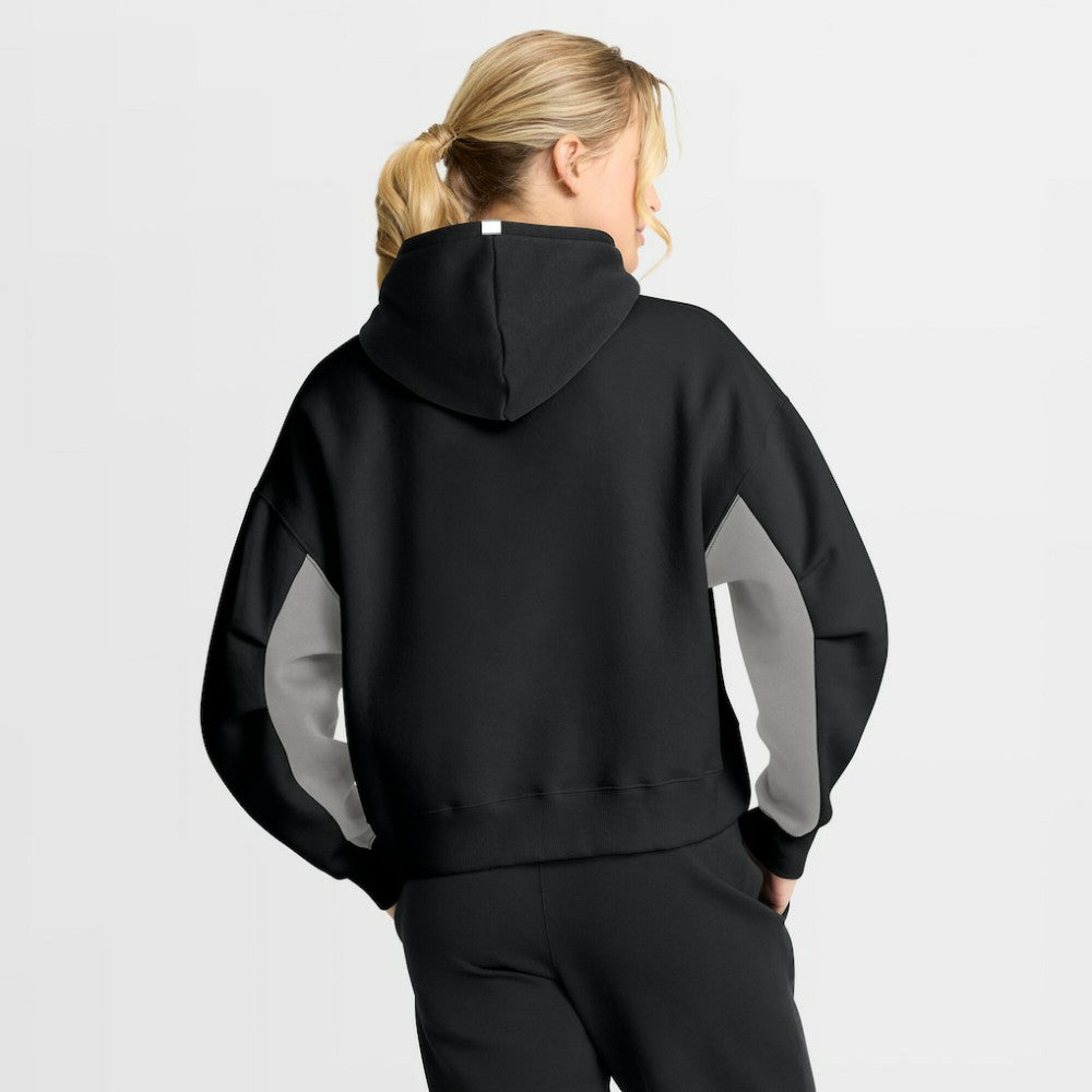 NHL Los Angeles Kings Fanatics Women's Back Check Boxy Hoodie - Black