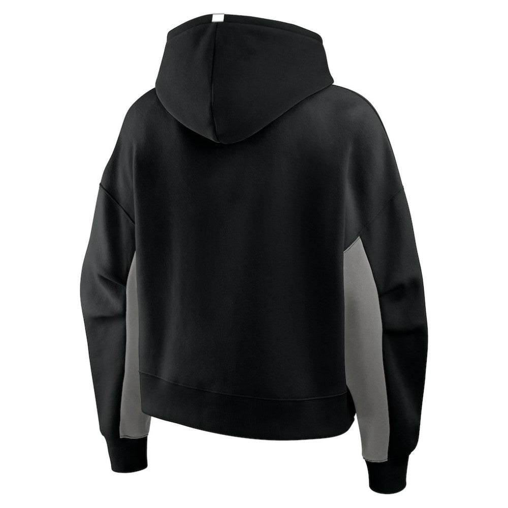 NHL Los Angeles Kings Fanatics Women's Back Check Boxy Hoodie - Black