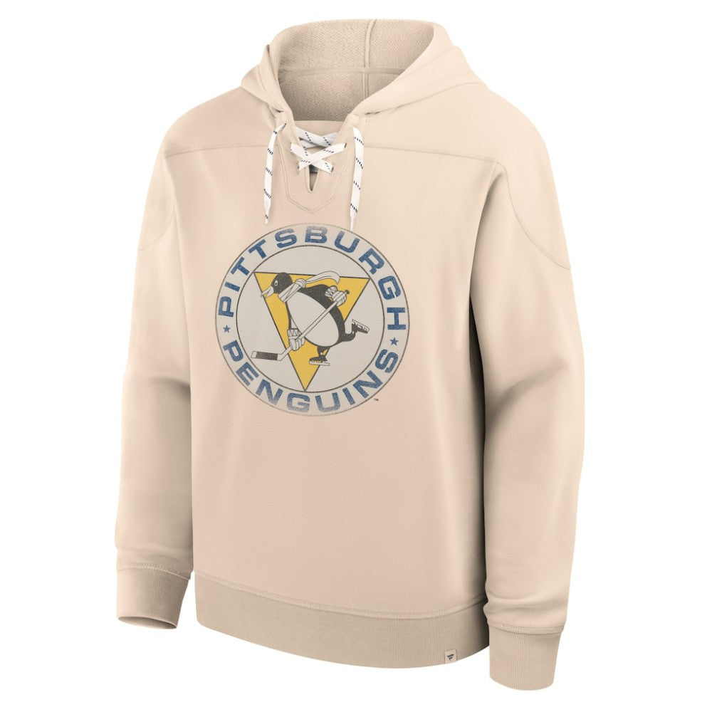 NHL Pittsburgh Penguins Fanatics Vintage Hoodie - Cream