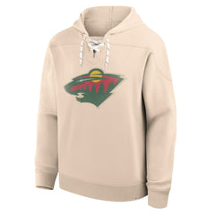 NHL Minnesota Wild Fanatics Vintage Hoodie - Cream