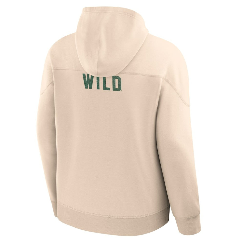 NHL Minnesota Wild Fanatics Vintage Hoodie - Cream