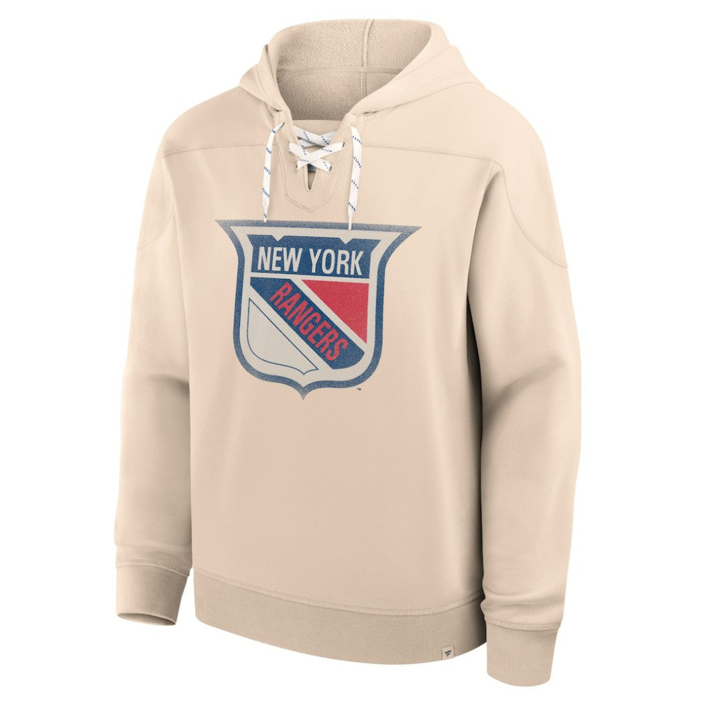 NHL New York Rangers Fanatics Vintage Hoodie - Cream