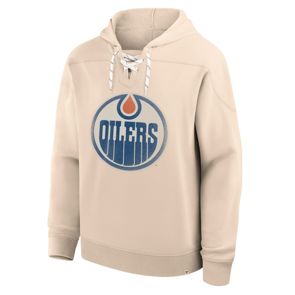 NHL Edmonton Oilers Fanatics Vintage Hoodie - Cream