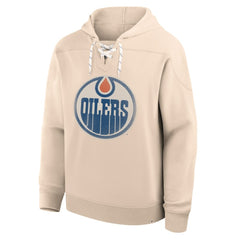NHL Edmonton Oilers Fanatics Vintage Hoodie - Cream