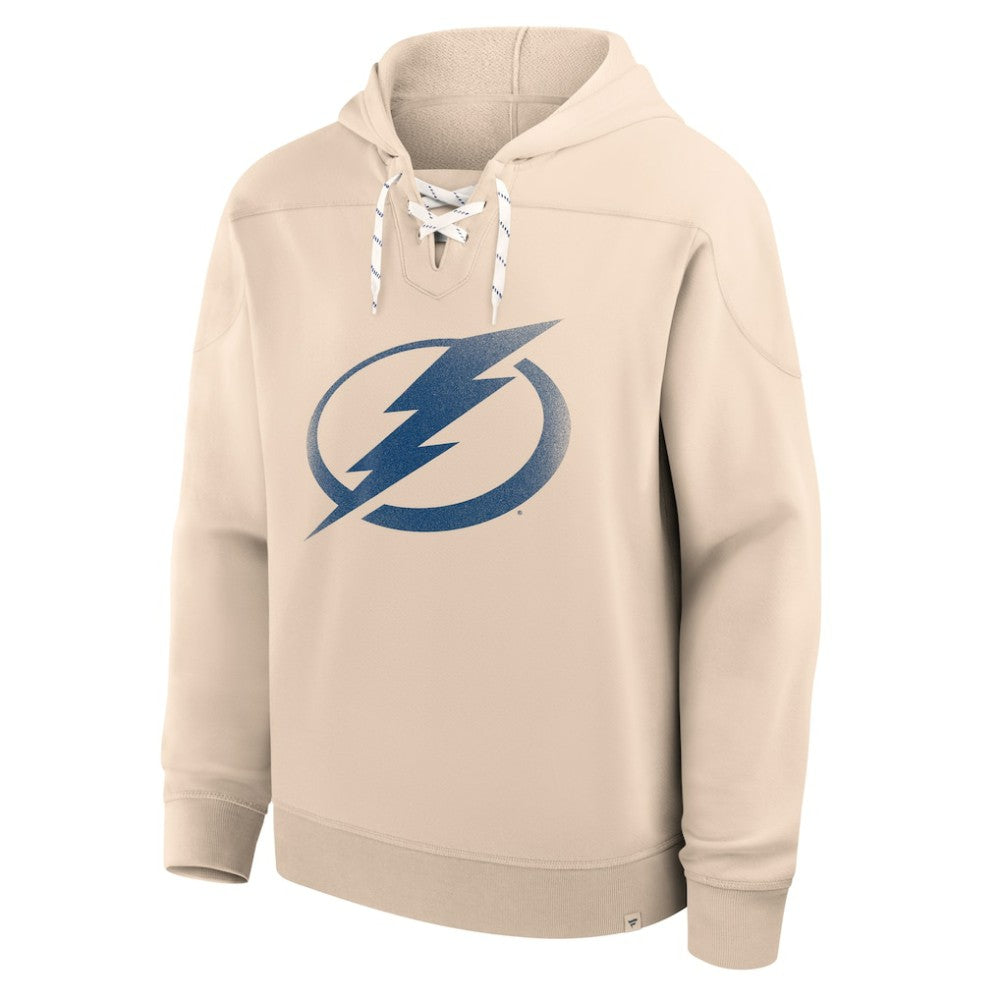 NHL Tampa Bay Lightning Fanatics Vintage Hoodie - Cream