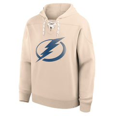 NHL Tampa Bay Lightning Fanatics Vintage Hoodie - Cream