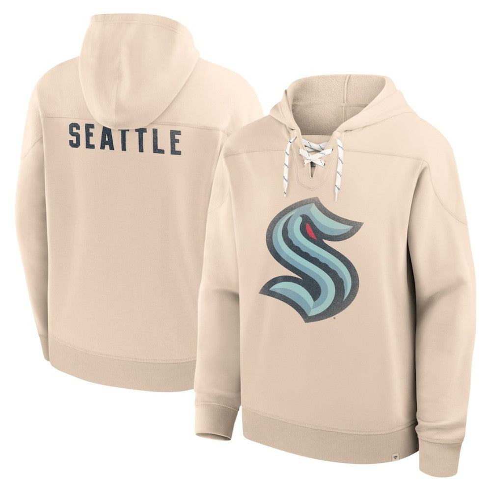 NHL Seattle Kraken Fanatics Vintage Hoodie - Cream