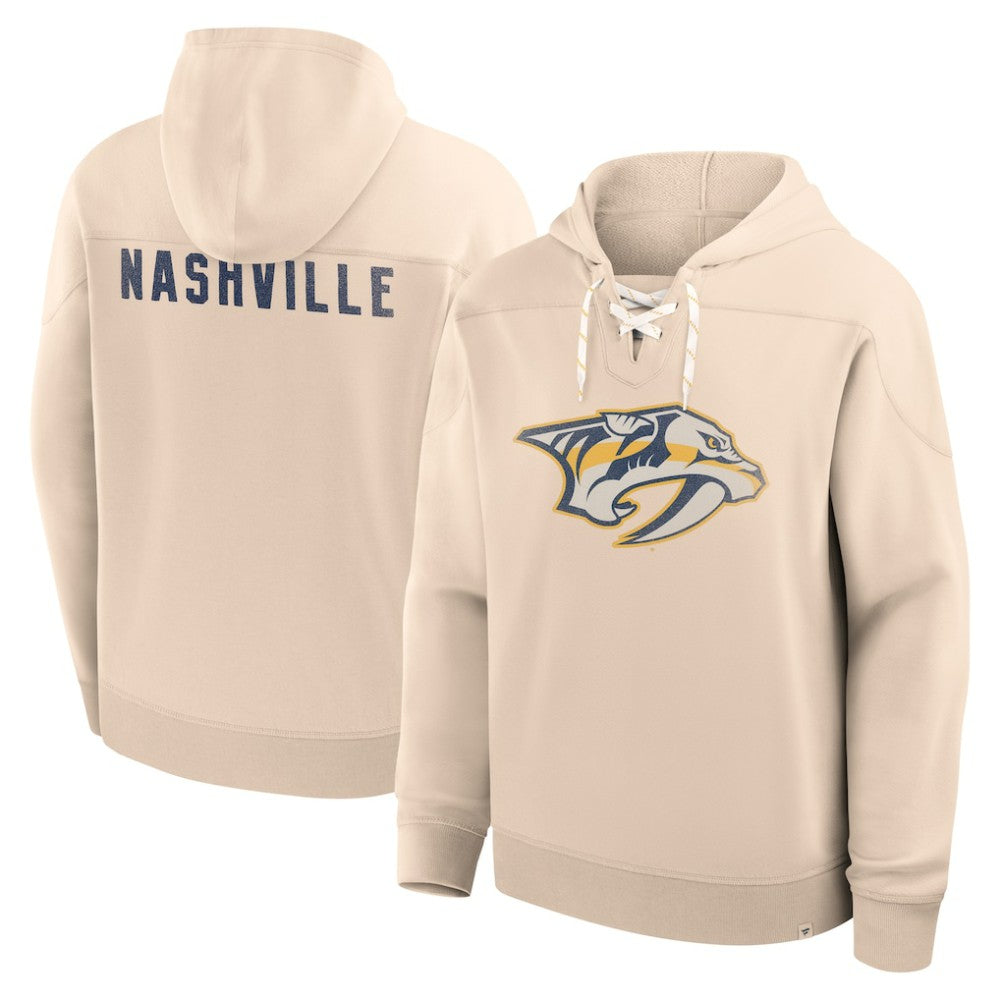 NHL Nashville Predators Fanatics Vintage Hoodie - Cream