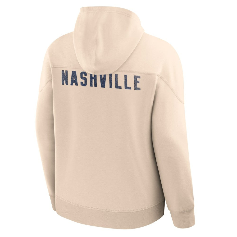 NHL Nashville Predators Fanatics Vintage Hoodie - Cream