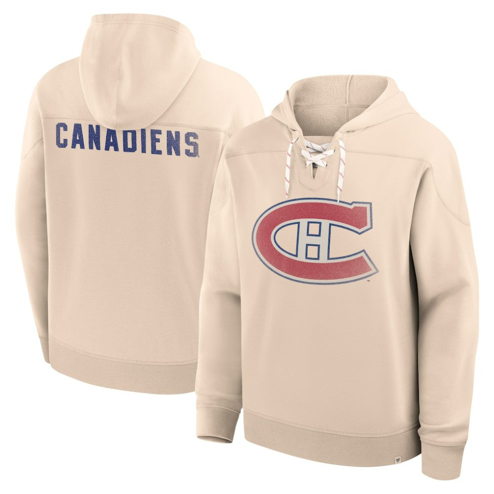 NHL Montreal Canadiens Fanatics Vintage Hoodie - Cream