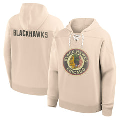 NHL Chicago Blackhawks Fanatics Vintage Hoodie - Cream