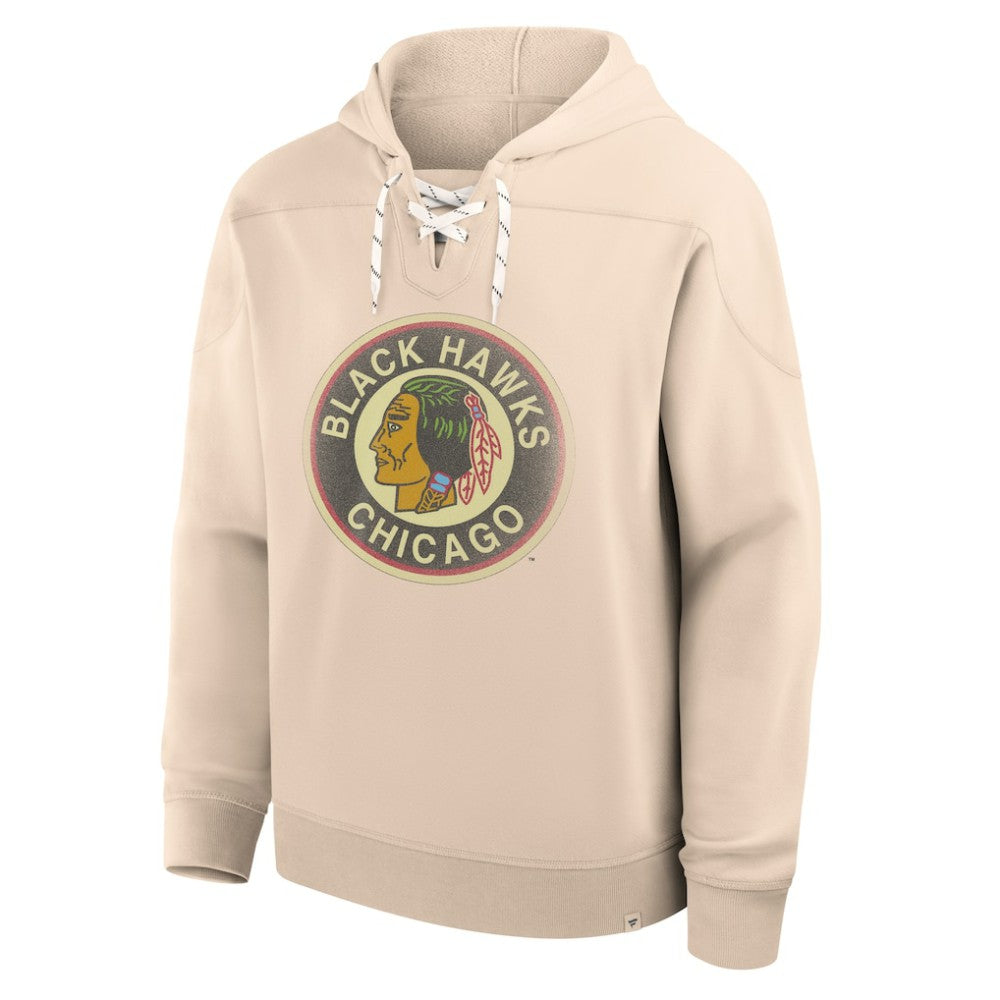 NHL Chicago Blackhawks Fanatics Vintage Hoodie - Cream