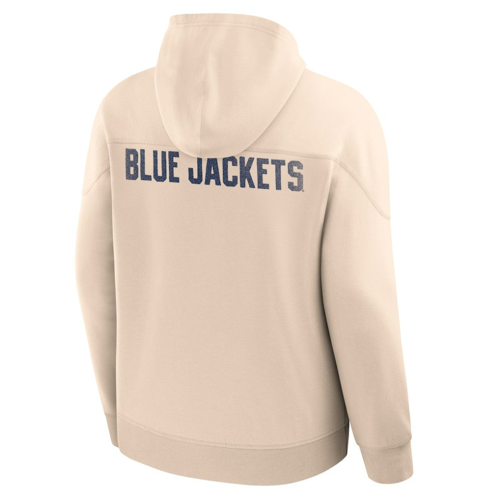 NHL Columbus Blue Jackets Fanatics Vintage Hoodie - Cream