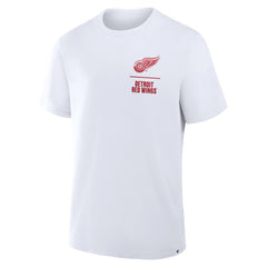 NHL Detroit Red Wings Fanatics Crash The Net Legacy T-Shirt - White