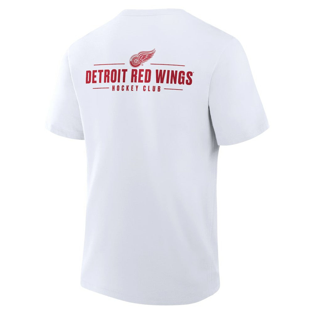 NHL Detroit Red Wings Fanatics Crash The Net Legacy T-Shirt - White