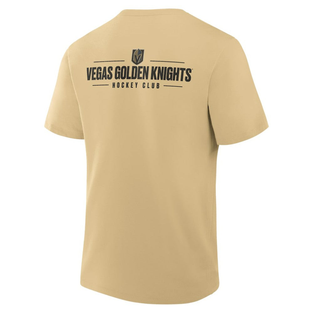 NHL Vegas Golden Knights Fanatics Crash The Net Legacy T-Shirt - Gold