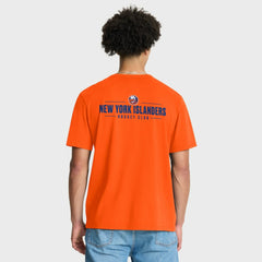 NHL New York Islanders Fanatics Crash The Net Legacy T-Shirt - Orange