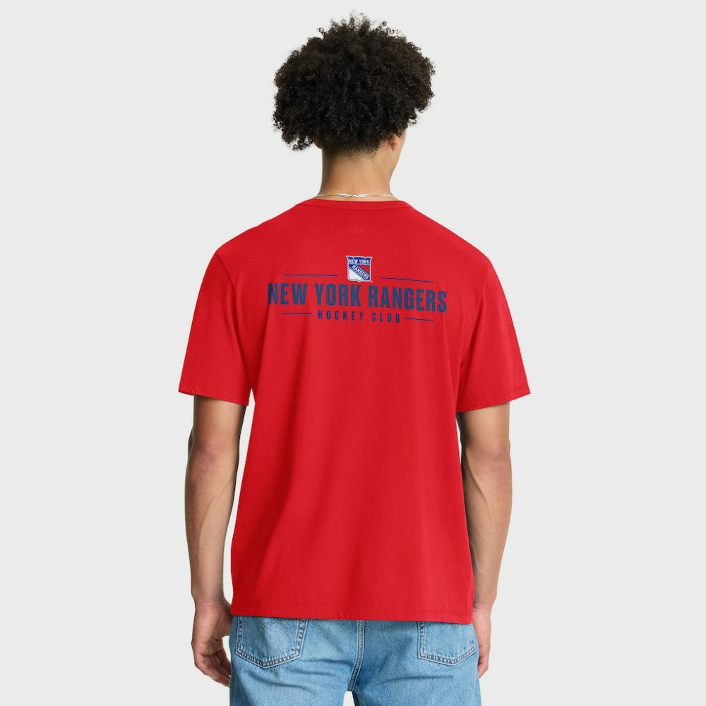 NHL New York Rangers Fanatics Crash The Net Legacy T-Shirt - Red