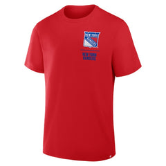 NHL New York Rangers Fanatics Crash The Net Legacy T-Shirt - Red