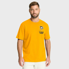 NHL Pittsburgh Penguins Fanatics Crash The Net Legacy T-Shirt - Gold