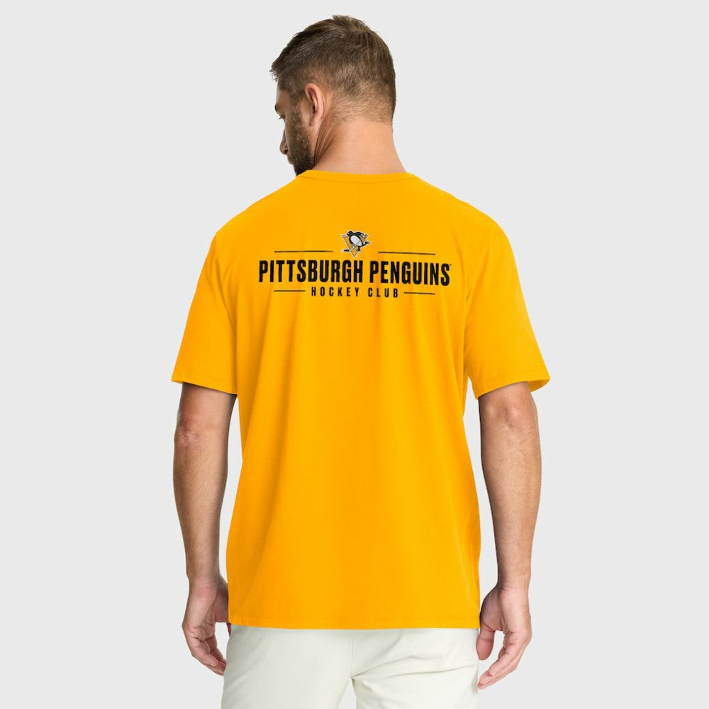 NHL Pittsburgh Penguins Fanatics Crash The Net Legacy T-Shirt - Gold
