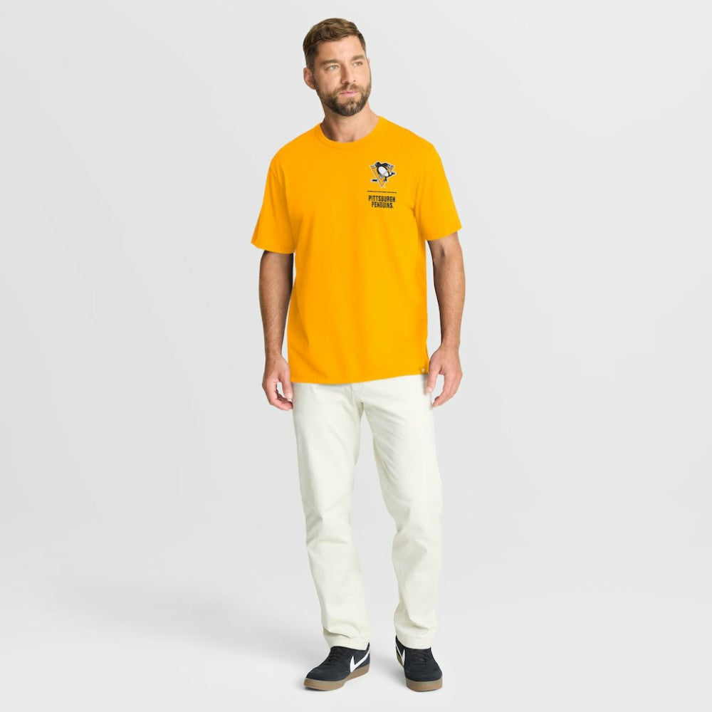 NHL Pittsburgh Penguins Fanatics Crash The Net Legacy T-Shirt - Gold