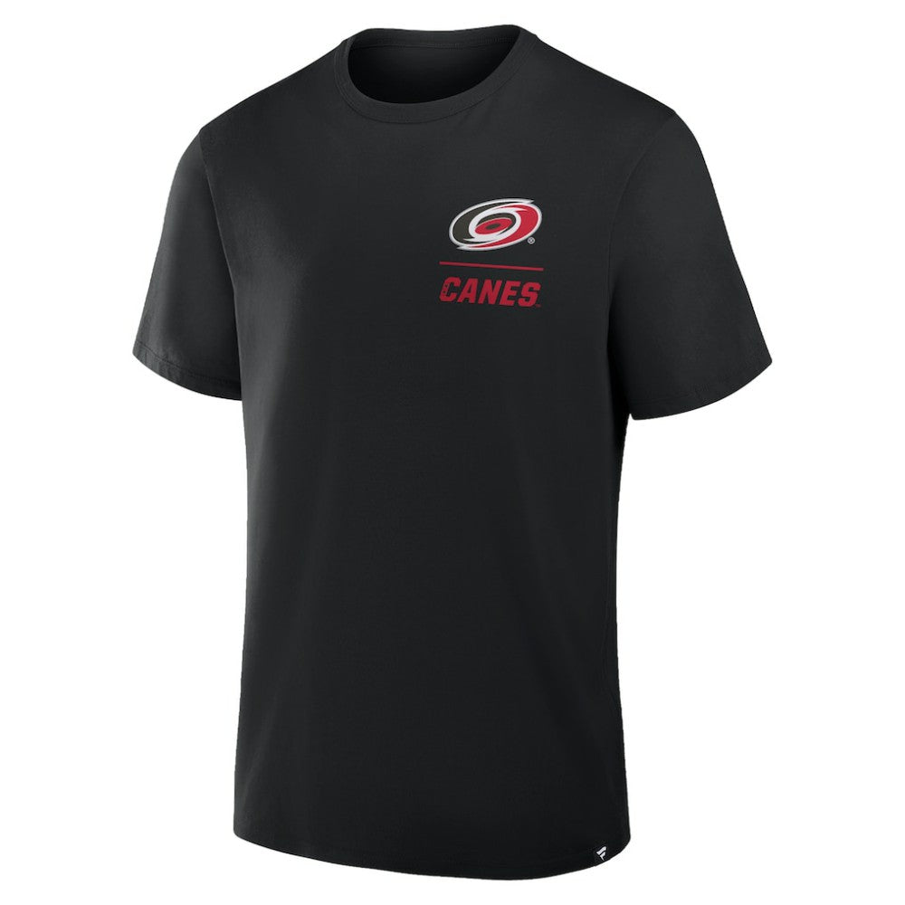 NHL Carolina Hurricanes Fanatics Crash The Net Legacy T-Shirt - Black