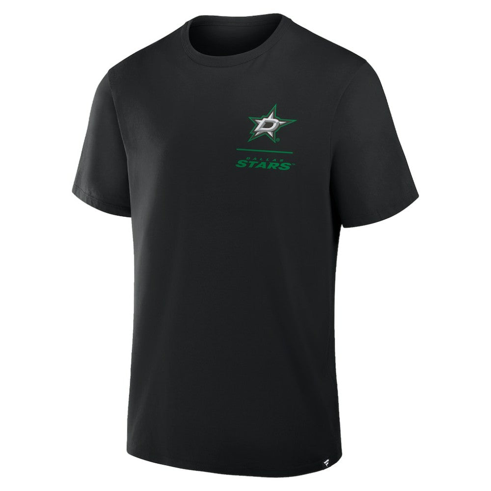 NHL Dallas Stars Fanatics Crash The Net Legacy T-Shirt - Black