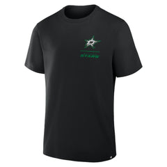 NHL Dallas Stars Fanatics Crash The Net Legacy T-Shirt - Black