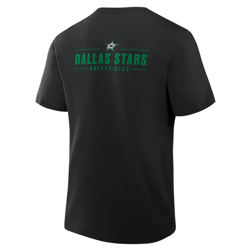 NHL Dallas Stars Fanatics Crash The Net Legacy T-Shirt - Black