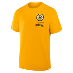 NHL Boston Bruins Fanatics Crash The Net Legacy T-Shirt - Gold