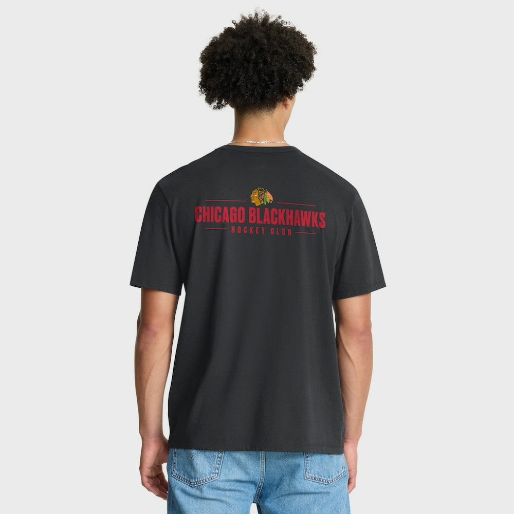 NHL Chicago Blackhawks Fanatics Crash The Net Legacy T-Shirt - Black