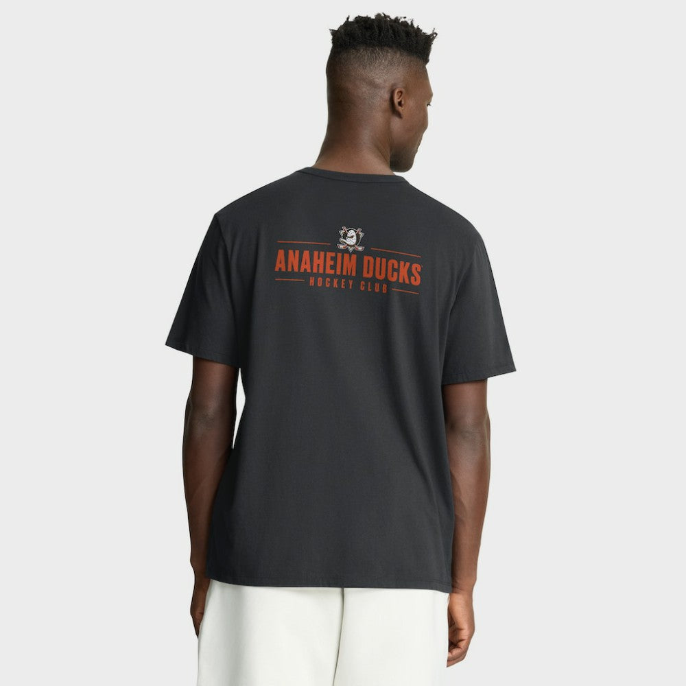 NHL Anaheim Ducks Fanatics Crash The Net Legacy T-Shirt - Black