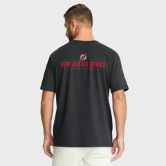 NHL New Jersey Devils Fanatics Crash The Net Legacy T-Shirt - Black