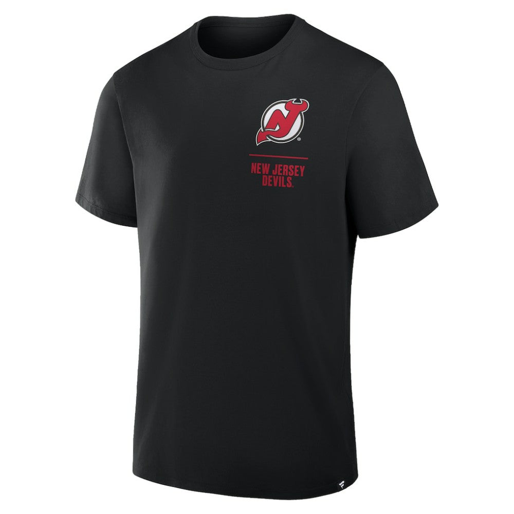NHL New Jersey Devils Fanatics Crash The Net Legacy T-Shirt - Black