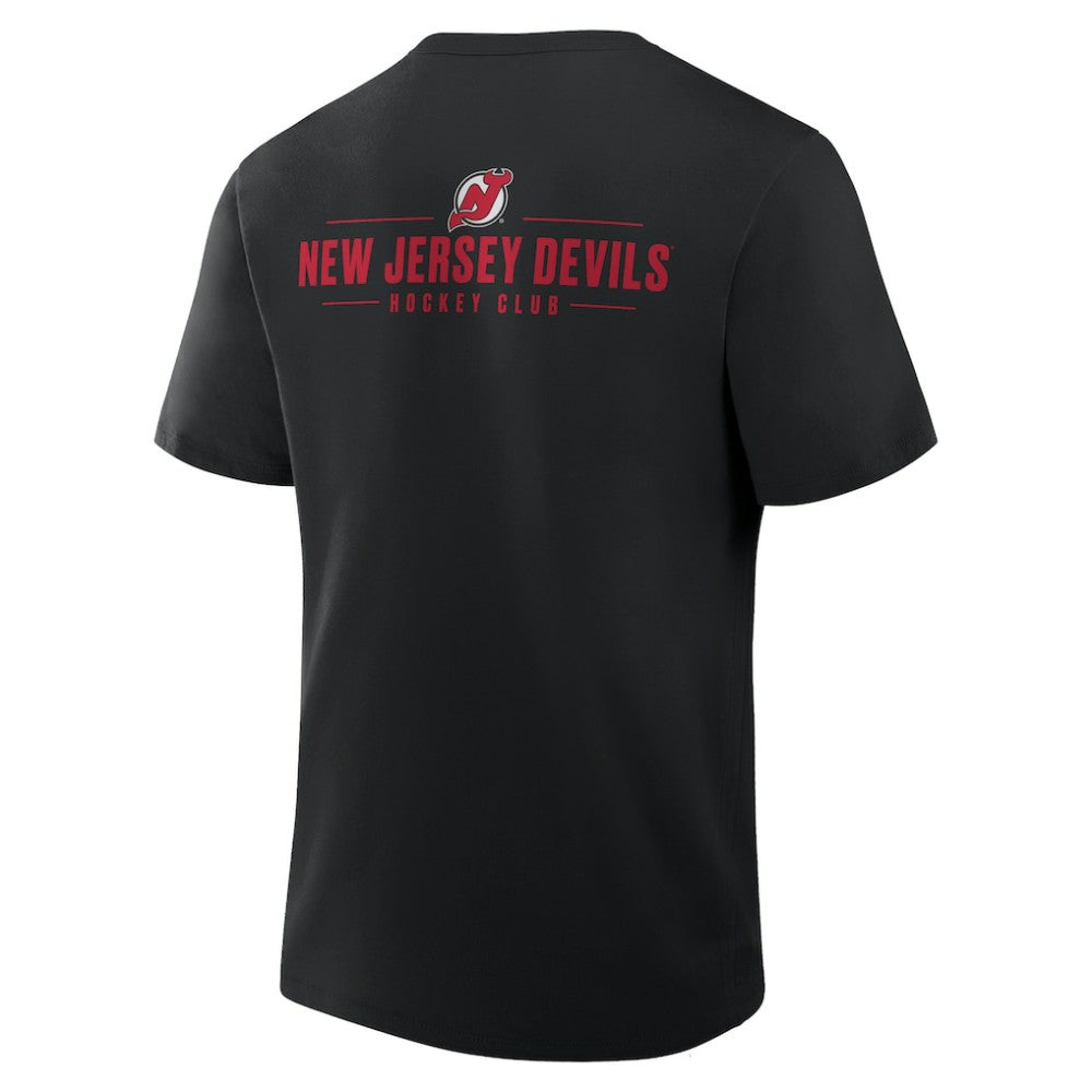 NHL New Jersey Devils Fanatics Crash The Net Legacy T-Shirt - Black
