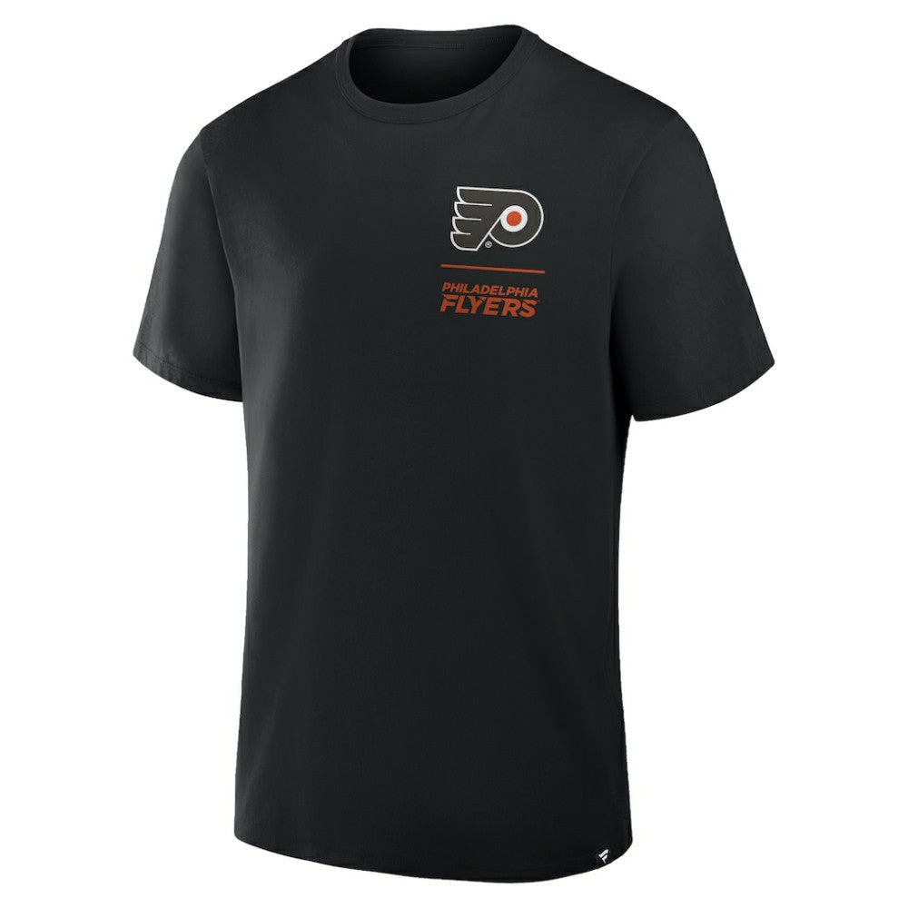 NHL Philadelphia Flyers Fanatics Crash The Net Legacy T-Shirt - Black
