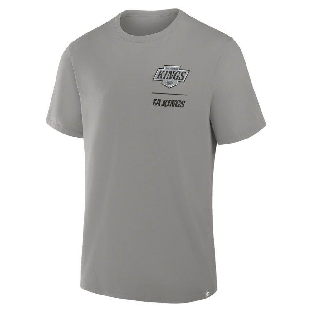 NHL Los Angeles Kings Fanatics Crash The Net Legacy T-Shirt - Gray