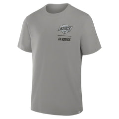 NHL Los Angeles Kings Fanatics Crash The Net Legacy T-Shirt - Gray