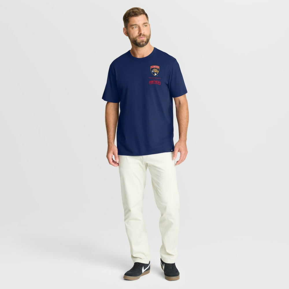 NHL Florida Panthers Fanatics Crash The Net Legacy T-Shirt - Navy