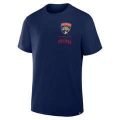 NHL Florida Panthers Fanatics Crash The Net Legacy T-Shirt - Navy