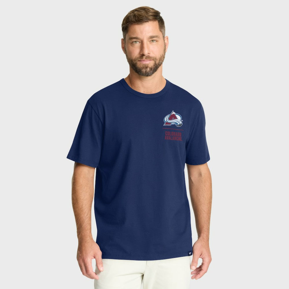 NHL Colorado Avalanche Fanatics Crash The Net Legacy T-Shirt - Navy
